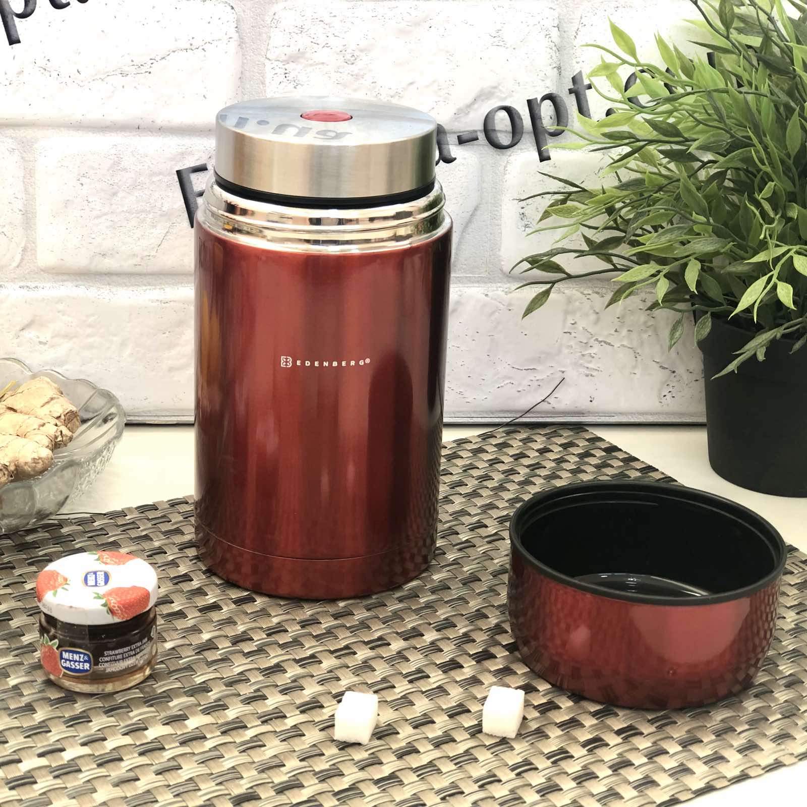 Термос пищевой Edenberg EB - 3508 - 0.5 л, из нержавеющей стали ➜ фото ➜ розн цена $8.88 -Интернет-магазин ✅ Fortuna-opt.com.ua. ✅