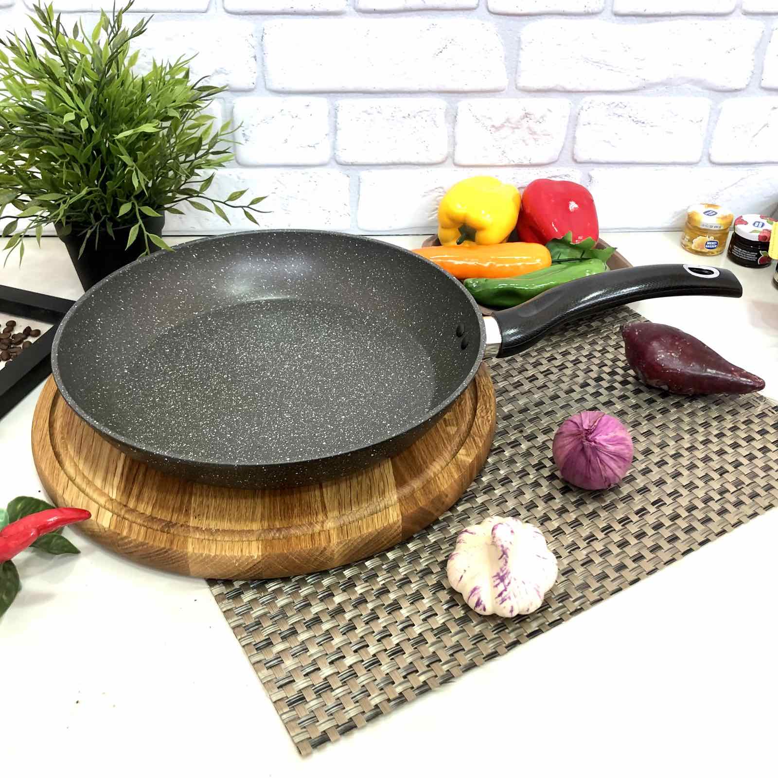 Сковорода 30 см мраморное покрытие A-PLUS 1486 ✅ базовая цена $11.41 ✔ Опт ✔ Скидки ✔ Заходите! - Интернет-магазин ✅ Фортуна-опт ✅