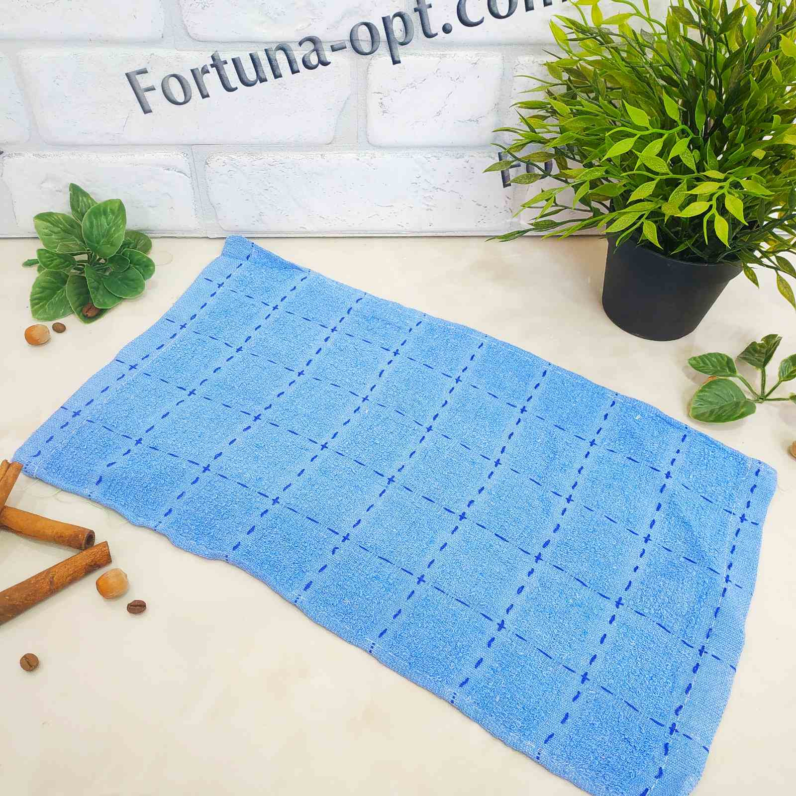 Полотенце кухонное Клетка махра 25х50см 0438 ✅ базовая цена 14.10 грн. ✔ Опт ✔ Скидки ✔ Заходите! - Интернет-магазин ✅ Фортуна-опт ✅