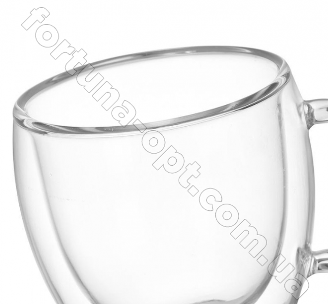 Чашка с двойными стенками 350 мл 6756 ✅ базовая цена 98.90 грн. ✔ Опт ✔ Скидки ✔ Заходите! - Интернет-магазин ✅ Фортуна-опт ✅