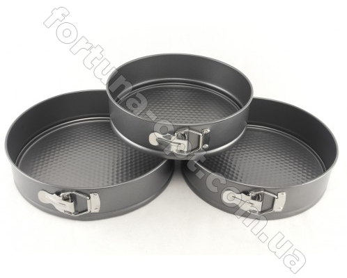 Набор круглых форм для выпечки A-Plus - 0037  ➜ Оптом и в розницу ✅ актуальная цена -Интернет магазин ✅ Фортуна ✅