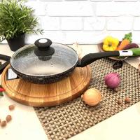 Сковорода с крышкой и гранитным покрытием Edenberg EB - 4133 - 22 см ✅ базовая цена $14.34 ✔ Опт ✔ Акции ✔ Заходите! - Интернет-магазин Fortuna-opt.com.ua.