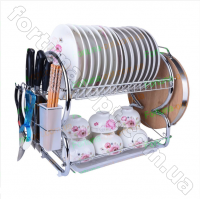 Сушилка из нержавеющей стали 2112 Edenberg ЕВ - 2112 (2 яруса) ✅ базовая цена $15.89 ✔ Опт ✔ Акции ✔ Заходите! - Интернет-магазин Fortuna-opt.com.ua.