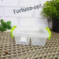 Судок для хранения продуктов с разделителем (двойной) 0,5 л - 0200 ➜ Оптом и в розницу ✅ актуальная цена -Интернет магазин ✅ Фортуна ✅