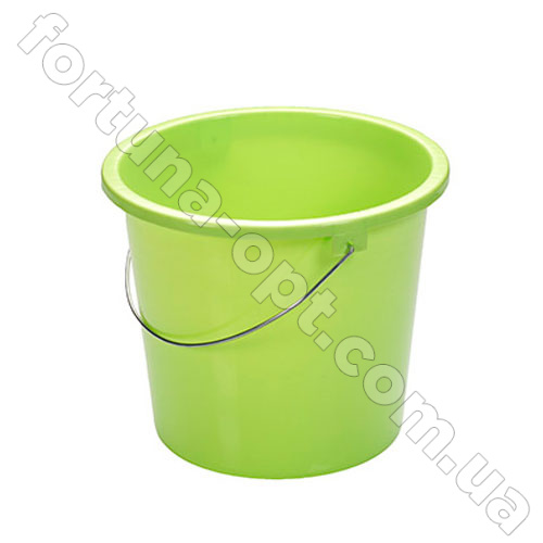Ведро пластиковое Венгрия с метал ручкой 5 л - 0016 ✅базовая цена 19.42 грн. ✔ Опт ✔ Скидки ✔ Заходите! - Интернет-магазин ✅ Фортуна-опт ✅