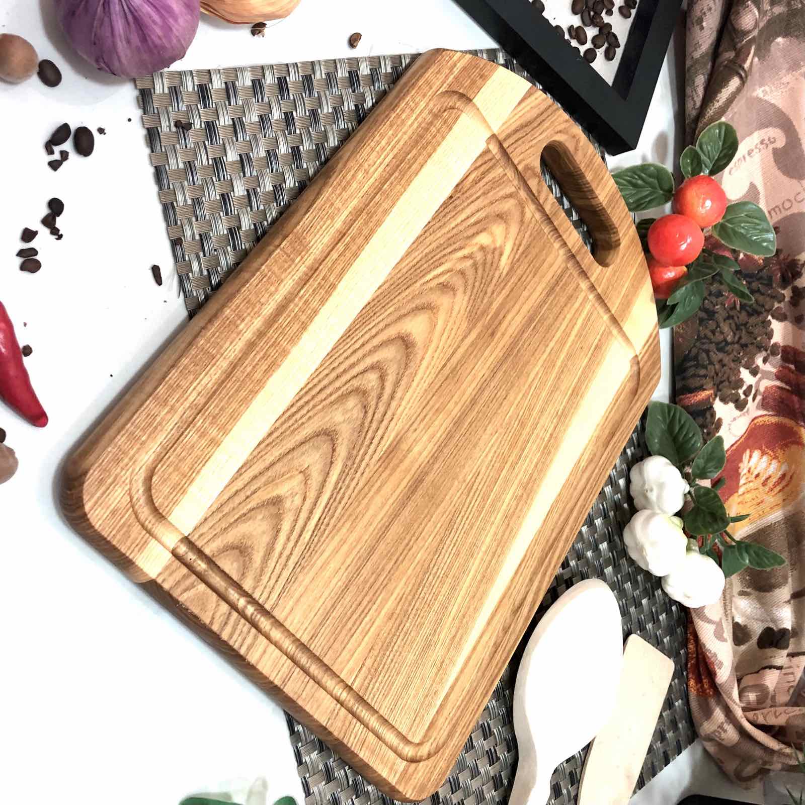 Доска разделочная Ясень 25*35 см с вырезом 2535ксв ✅ базовая цена 98.75 грн. ✔ Опт ✔ Скидки ✔ Заходите! - Интернет-магазин ✅ Фортуна-опт ✅