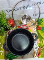 Казан 3.5л Vezzer круглый темный гранит 8005 ✅ базовая цена 689.82 грн. ✔ Опт ✔ Акции ✔ Заходите! - Интернет-магазин Fortuna-opt.com.ua.