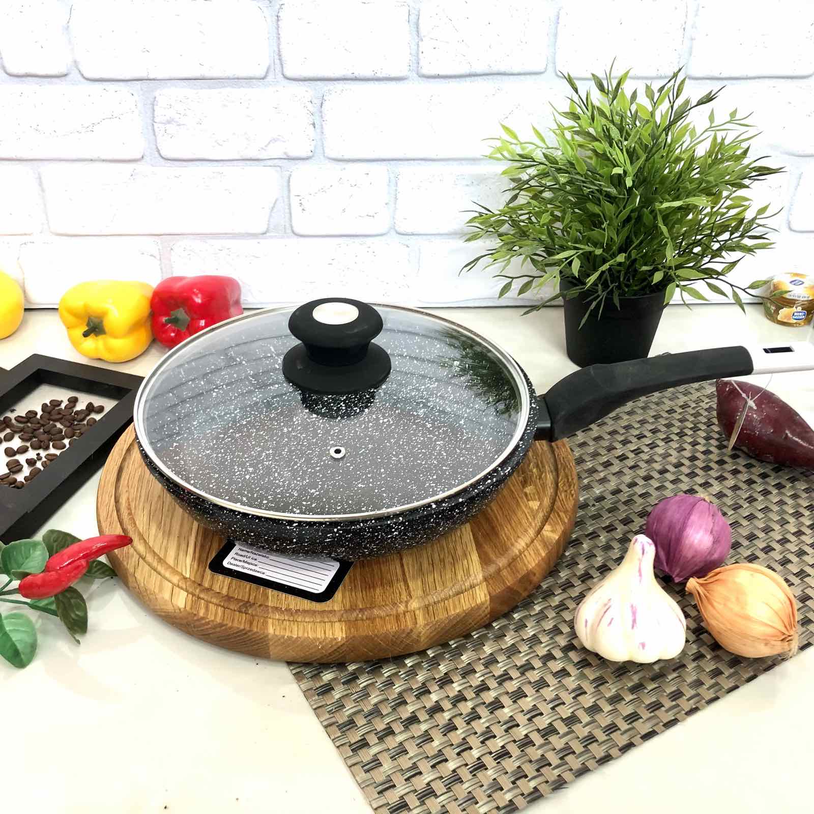 Сковорода с крышкой и гранитным покрытием Edenberg EB 26 см - 4135  ✅ базовая цена $17.97 ✔ Опт ✔ Скидки ✔ Заходите! - Интернет-магазин ✅ Фортуна-опт ✅