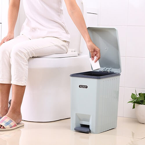 Ведро мусорное пластик с педалью и крышкой микролифт 8.5 л Stenson - 236816 ✅базовая цена $9.20 ✔ Опт ✔ Скидки ✔ Заходите! - Интернет-магазин ✅ Фортуна-опт ✅