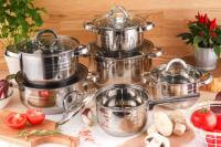 Набор кухонной посуды с сотейником Edenberg EB - 4013 ➜ Оптом и в розницу ✅ актуальная цена - Интернет магазин ✅ Фортуна ✅