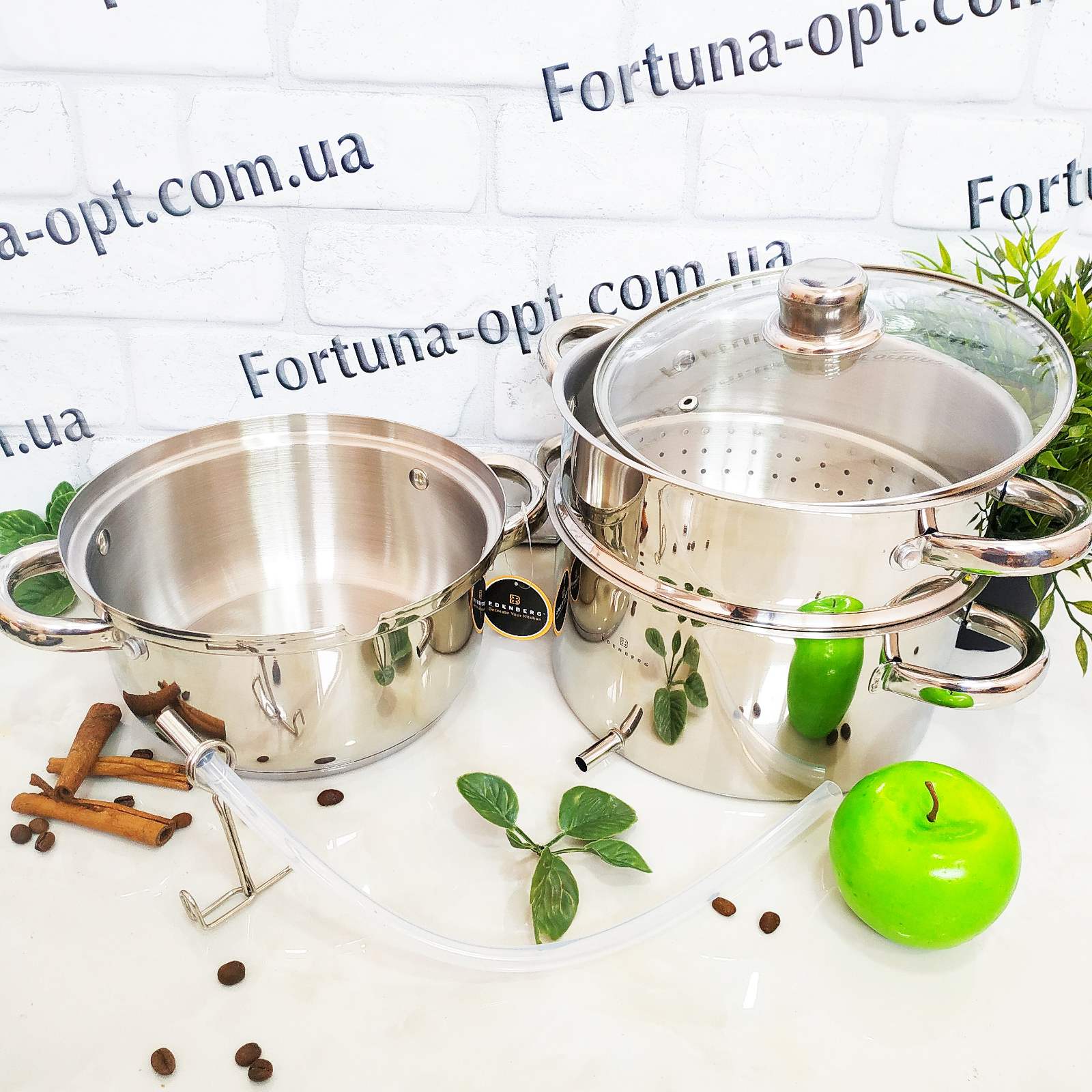 Соковарка (соковыпариватель) Edenberg EB - 8911 - 5л ✅ базовая цена $30.10 ✔ Опт ✔ Скидки ✔ Заходите! - Интернет-магазин ✅ Фортуна-опт ✅