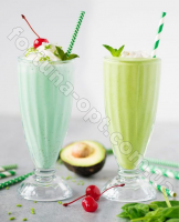 Бокал для молочного коктейля HLS Quadro 360 мл 2шт Pasabache - 6117 ➜ Оптом и в розницу ✅ актуальная цена -Интернет магазин ✅ Фортуна ✅ 