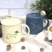 Чашка с крышкой и ложкой 400 мл "Planets" керамика Stenson - 00515 ✅ базовая цена $4.83 ✔ Опт ✔ Акции ✔ Заходите! - Интернет-магазин Fortuna-opt.com.ua.