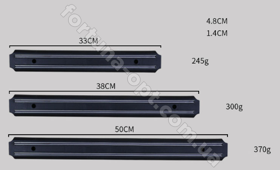 Магнитная планка для ножей Empire EM - 9751 - 38 см ✅ базовая цена 79.60 грн. ✔ Опт ✔ Скидки ✔ Заходите! - Интернет-магазин ✅ Фортуна-опт ✅