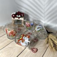 Чашка стекло 200 мл "Цветы микс" 8100-1335 ✅ базовая цена 38.08 грн. ✔ Опт ✔ Акции ✔ Заходите! - Интернет-магазин Fortuna-opt.com.ua.