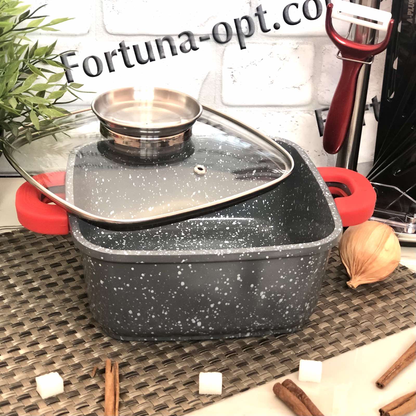 Набор казанов с мраморным покрытием A-Plus - 1491 ✅ базовая цена $72.34 ✔ Опт ✔ Скидки ✔ Заходите! - Интернет-магазин ✅ Фортуна-опт ✅