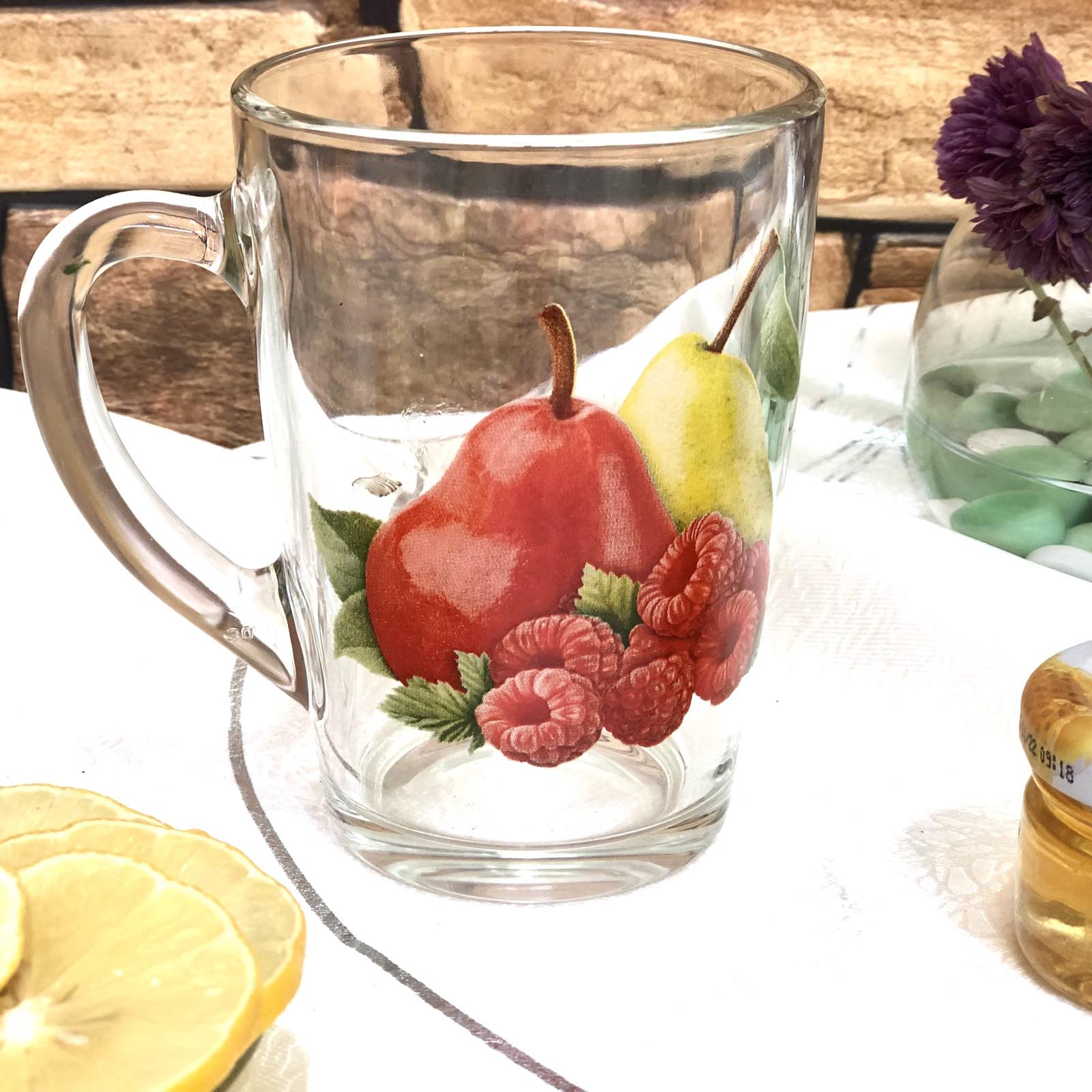 Чашка стекло 300 мл Капучино фрукты 8142 ✅ базовая цена 27.71 грн. ✔ Опт ✔ Скидки ✔ Заходите! - Интернет-магазин ✅ Фортуна-опт ✅