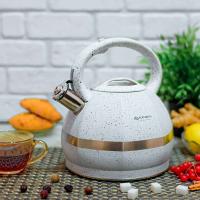 Чайник со свистком мраморный Edenberg EB - 2475 - 3 л ✅ базовая цена $17.62 ✔ Опт ✔ Акции ✔ Заходите! - Интернет-магазин Fortuna-opt.com.ua.