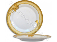 Тарелка керамическая десертная №7,5 Золото Elina EL - 2107 ➜ Оптом и в розницу ✅ актуальная цена - Интернет магазин ✅ Фортуна ✅