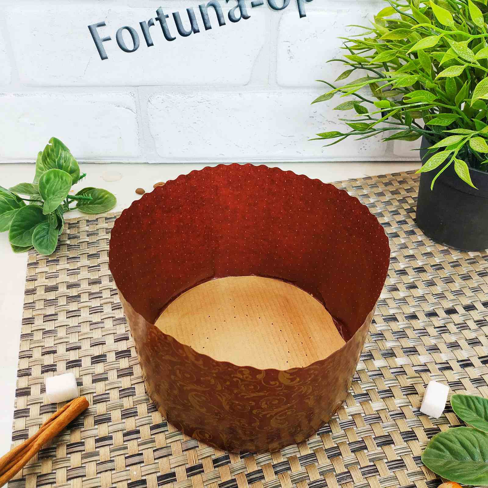 Форма для пасхи бумажная коричневый фон 134/95 мм (500г) 0467 ✅ базовая цена 6.81 грн. ✔ Опт ✔ Скидки ✔ Заходите! - Интернет-магазин ✅ Фортуна-опт ✅