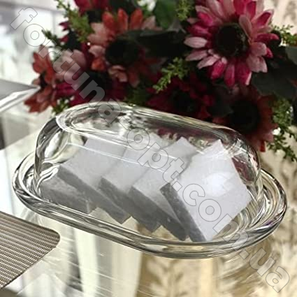 Масленка стеклянная Pasabahce Basic 13 x 20 см 98402 ✅ базовая цена 176.89 грн. ✔ Опт ✔ Скидки ✔ Заходите! - Интернет-магазин ✅ Фортуна-опт ✅