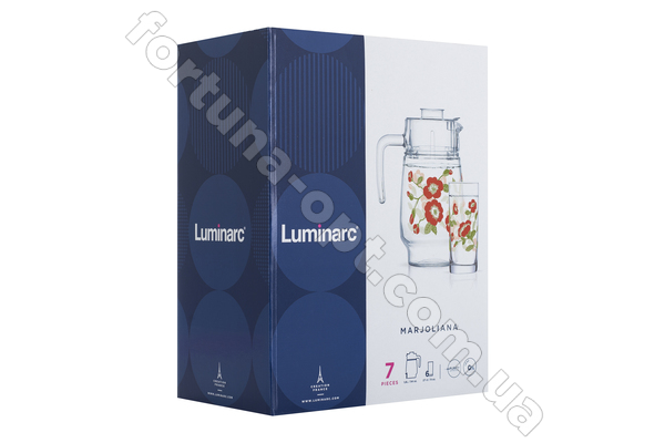 Набор графин и стаканы люминарк - 7 пр - 9523 ✅ базовая цена 234.43 грн. ✔ Опт ✔ Скидки ✔ Заходите! - Интернет-магазин ✅ Фортуна-опт ✅