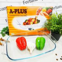 Противень из термостекла прямоугольный A-Plus - 1094 ➜ Оптом и в розницу ✅ актуальная цена -Интернет магазин ✅ Фортуна ✅