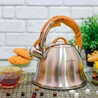 Чайник нержавеющий 3 л со свистком Edenberg EB - 1978 ✅ базовая цена $15.76 ✔ Опт ✔ Акции ✔ Заходите! - Интернет-магазин Fortuna-opt.com.ua.