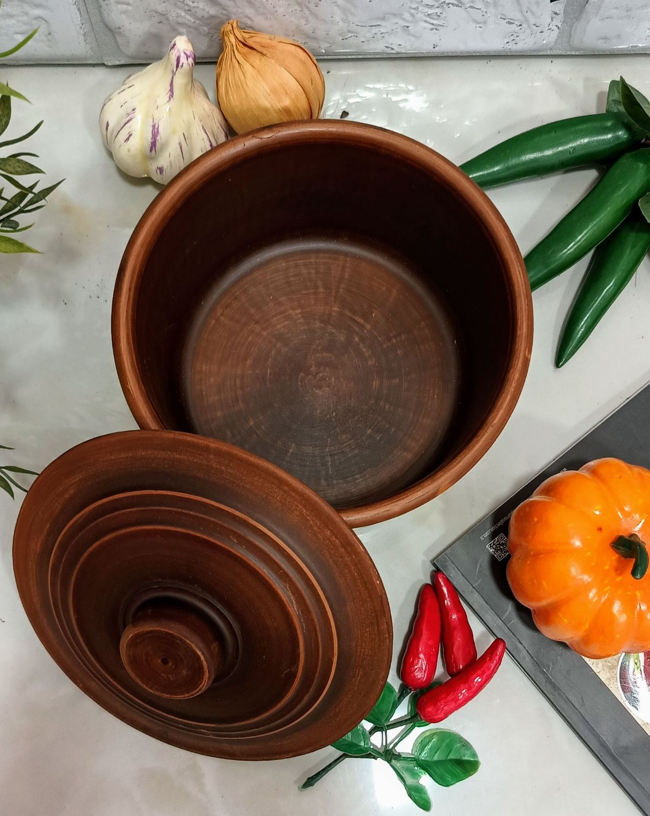   Кастрюля красная глина 1,7 л 7785 ✅ базовая цена 116.03 грн. ✔ Опт ✔ Скидки ✔ Заходите! - Интернет-магазин ✅ Фортуна-опт ✅