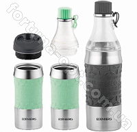 Термокружка-бутылка 2в1 Edenberg EB - 634 - 0,38 л ➜ фото ➜ розн цена $7.25 - Интернет-магазин ✅ Fortuna-opt.com.ua. ✅