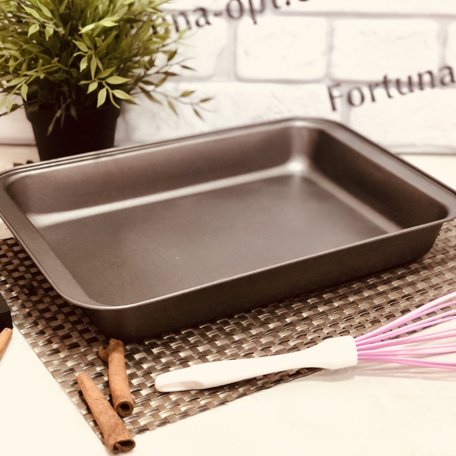 Противень для выпечки прямоугольный A-Plus - 1124 ✅ базовая цена $2.46 ✔ Опт ✔ Скидки ✔ Заходите! - Интернет-магазин ✅ Фортуна-опт ✅