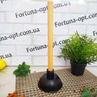 Вантуз с деревянной ручкой большой 1531 ✅ базовая цена 40.02 грн. ✔ Опт ✔ Акции ✔ Заходите! - Интернет-магазин Fortuna-opt.com.ua.