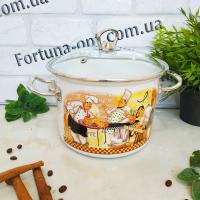 Кастрюля эмалированная 2,0 л 83110 Поварской ➜ Оптом и в розницу ✅ актуальная цена -Интернет магазин ✅ Фортуна ✅