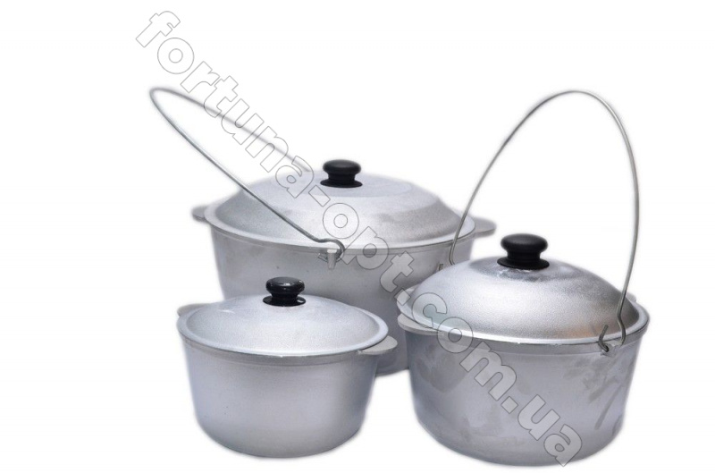 Казан алюминиевый туристический с дужкой Пролис КТ 015 д - 15 л➜ Оптом и в розницу ✅ актуальная цена -Интернет магазин ✅ Фортуна ✅