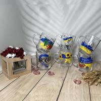 Чашка стекло 200 мл "Патриотическая" 8101/1335 ✅ базовая цена 39.31 грн. ✔ Опт ✔ Акции ✔ Заходите! - Интернет-магазин Fortuna-opt.com.ua.