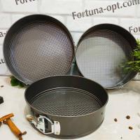 Набор круглых разъемных форм для выпечки 3шт (24/26/28 см)  A-Plus - 1744  ➜ Оптом и в розницу ✅ актуальная цена -Интернет магазин ✅ Фортуна ✅