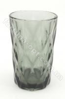 Стакан стекло Smoky Grey 250 гр 6 шт/наб A-Plus - 9012  ➜ Оптом и в розницу ✅ актуальная цена - Интернет магазин ✅ Фортуна ✅