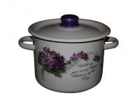 Кастрюля эмалированная 7л 1620/2 Виола ➜ Оптом и в розницу ✅ актуальная цена -Интернет магазин ✅ Фортуна ✅