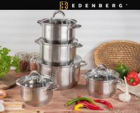 Набор посуды с 5-слойным дном Edenberg EB - 4004 ➜ Оптом и в розницу ✅ актуальная цена - Интернет магазин ✅ Фортуна ✅
