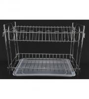 Сушилка для посуды 2-ярусня нержавеющая 5411 (А-Плюс)++ ✅ базовая цена $10.29 ✔ Опт ✔ Акции ✔ Заходите! - Интернет-магазин Fortuna-opt.com.ua.