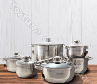 Набор посуды с сотейником и ковшиком Edenberg EB - 4043 ➜ Оптом и в розницу ✅ актуальная цена - Интернет магазин ✅ Фортуна ✅