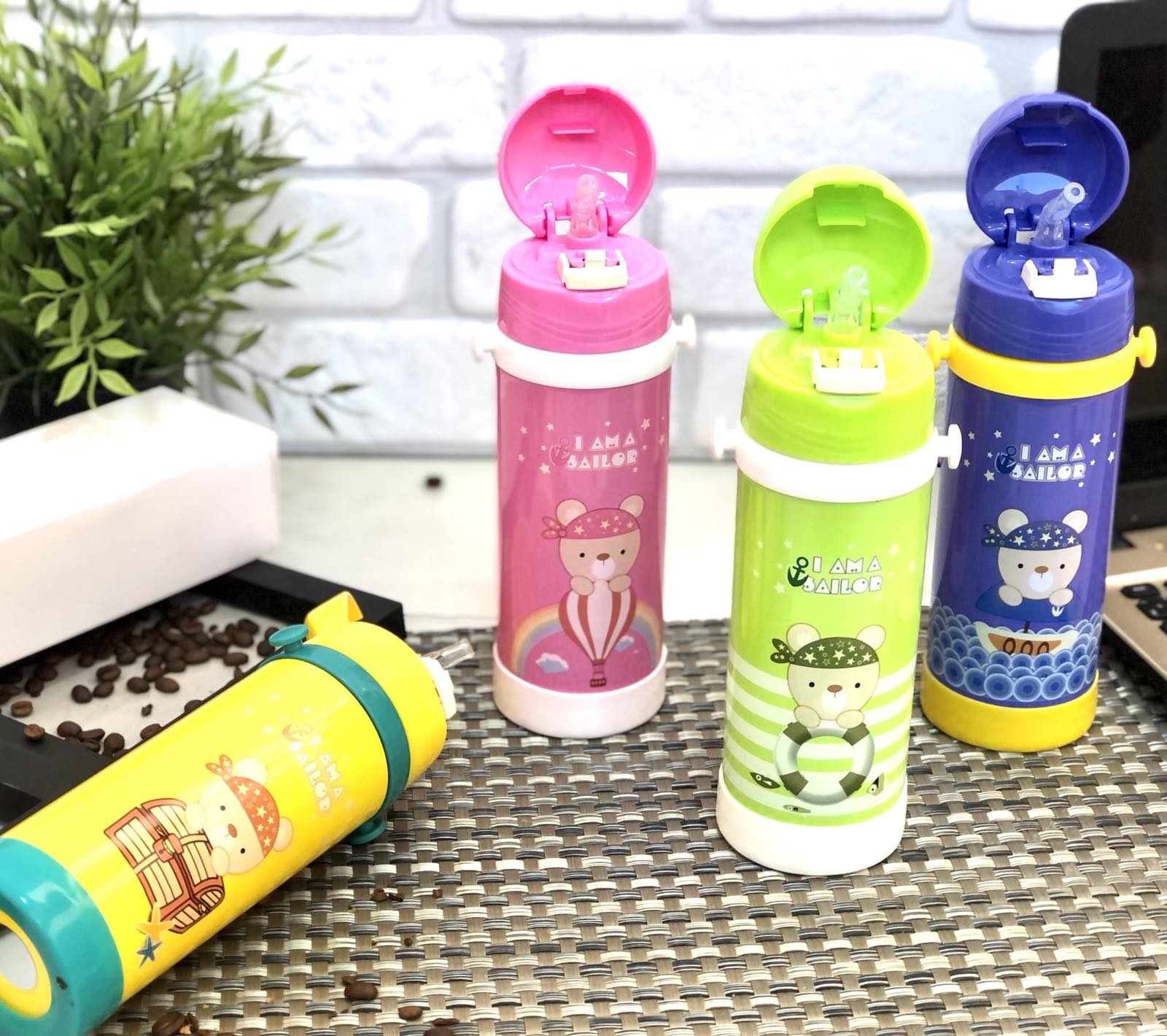 Термос детский нержавеющий с трубочкой 500 мл Edenberg EB - 3524 ➜ фото ➜р озн цена $5.98 -Интернет-магазин ✅ Fortuna-opt.com.ua. ✅