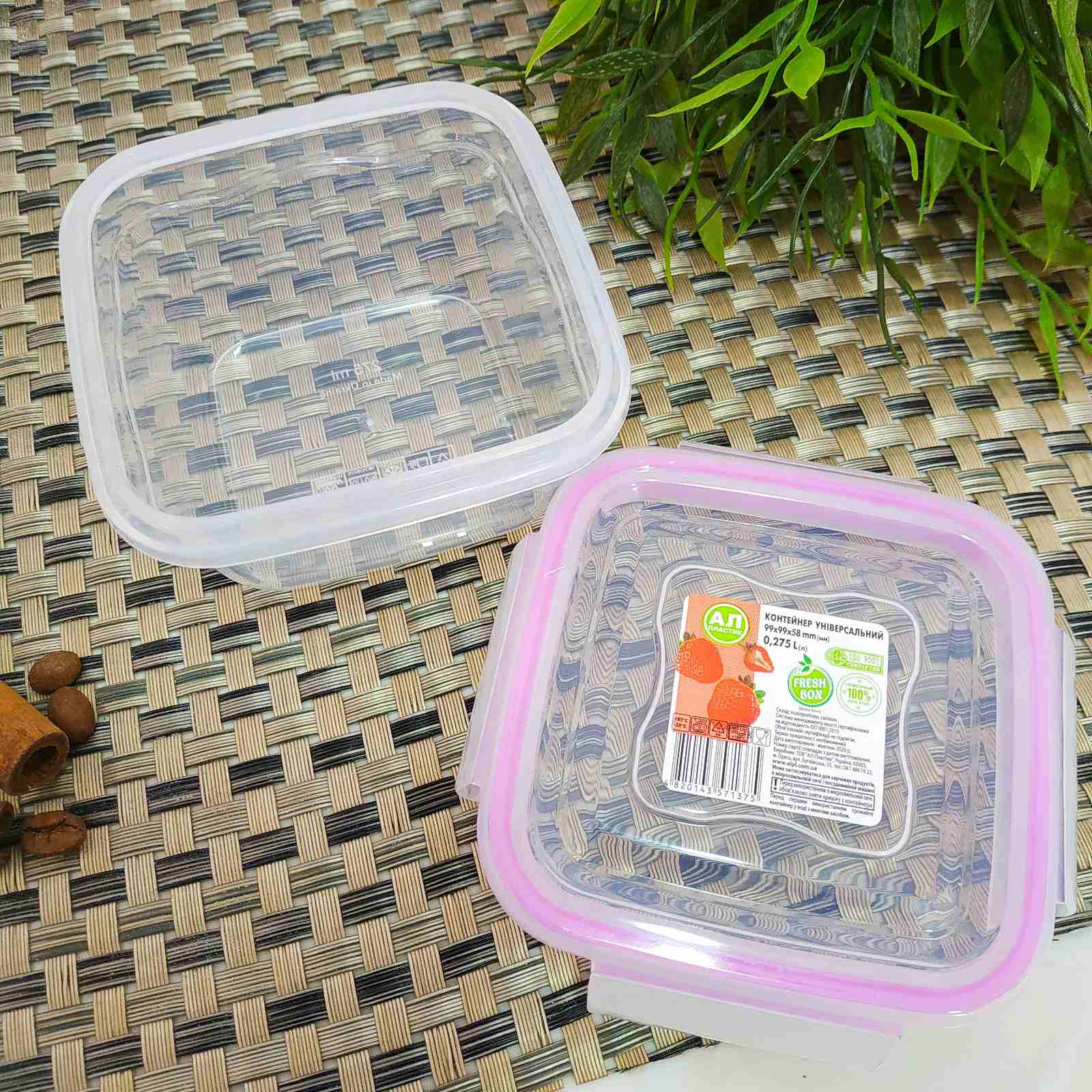 Пищевой контейнер AL-Plastik Fresh Box 0,275 л - 0275 ✅ базовая цена 19.06 грн. ✔ Опт ✔ Скидки ✔ Заходите! - Интернет-магазин ✅Фортуна-опт ✅