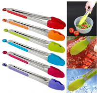 Щипцы силиконовые 30 см "листочки" -072➜ Оптом и в розницу ✅ актуальная цена -Интернет магазин ✅ Фортуна ✅