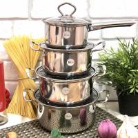 Набор посуды из нержавеющей стали A - Plus - 2067  ➜ Оптом и в розницу ✅ актуальная цена - Интернет магазин ✅ Фортуна ✅