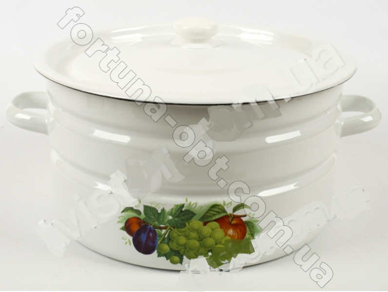 Бак эмалированный 20 л 2827/2 Дары лета ➜ Оптом и в розницу ✅ актуальная цена -Интернет магазин ✅ Фортуна ✅