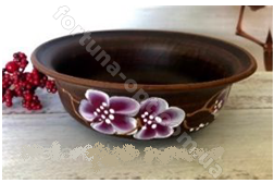 Миска солдатка рисованная (красная глина) ➜ Оптом и в розницу ✅ актуальная цена - Интернет магазин ✅ Фортуна ✅