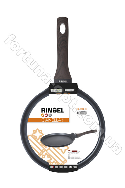 Сковорода для блинов Ringel Canella RG - 1100-25 - 25 см ✅ базовая цена 290.61 грн. ✔ Опт ✔ Скидки ✔ Заходите! - Интернет-магазин ✅ Фортуна-опт ✅
