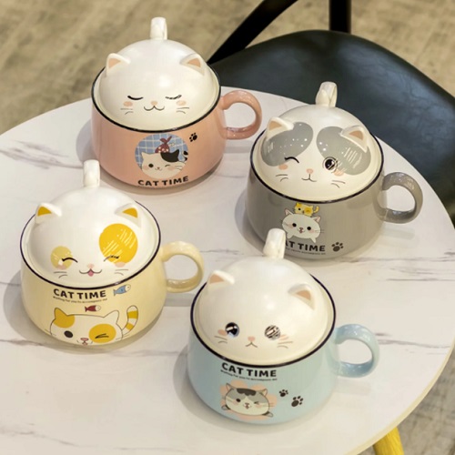 Чашка-супница с крышкой 1,0л "Cat time" 00959(Ст) ✅ базовая цена $13.91 ✔ Опт ✔ Скидки ✔ Заходите! - Интернет-магазин ✅ Фортуна-опт ✅