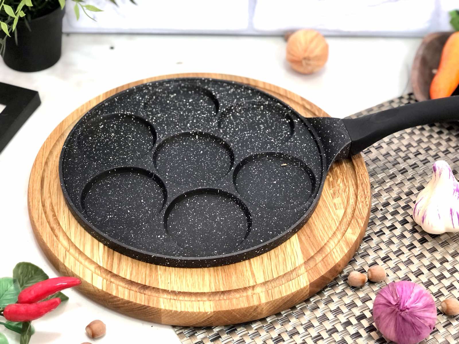 Сковорода оладница Edenberg EB - 7512 - 27 см   ✅ базовая цена $14.65 ✔ Опт ✔ Скидки ✔ Заходите! - Интернет-магазин ✅ Фортуна-опт ✅